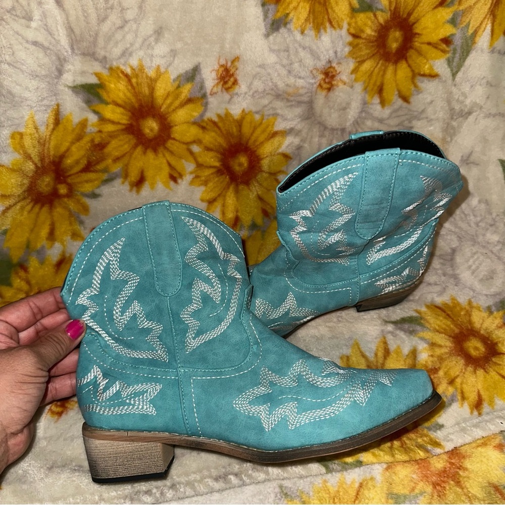 Cowgirl ankle boots